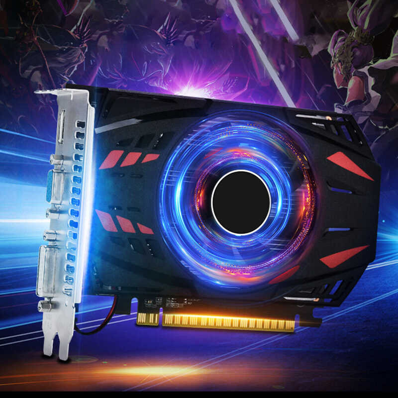 PCI-E2.0 GT730 4GB 16X Computer Graphics HD Interface HD+VGA+DVI DDR3 Display Gaming Video Card +VGA