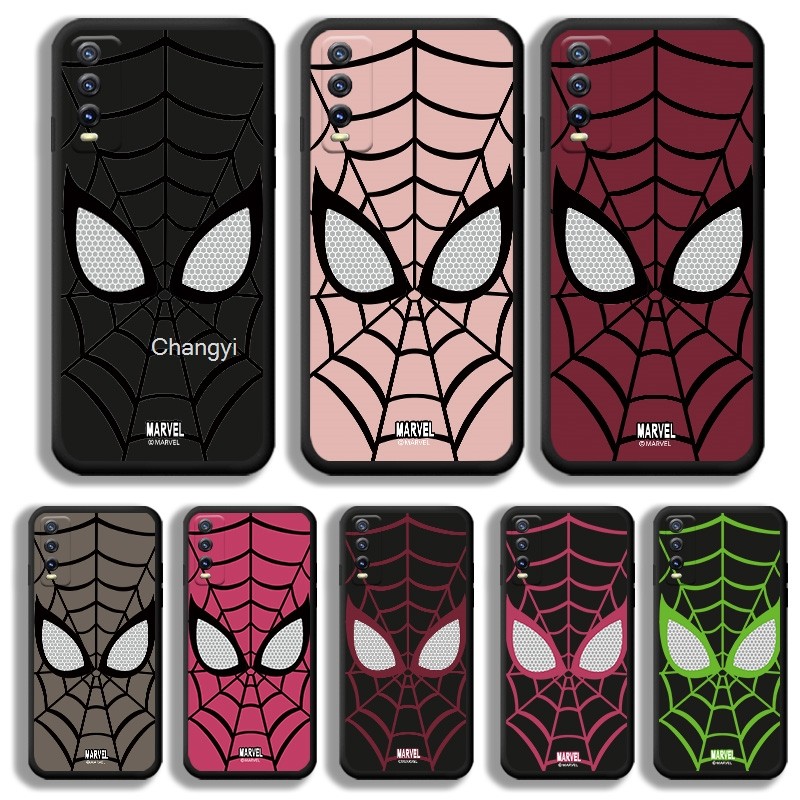 ปลอก Vivo V2038 V2043 V2048 V2027 V2032 เคส Spider-Man ปกอ่อน