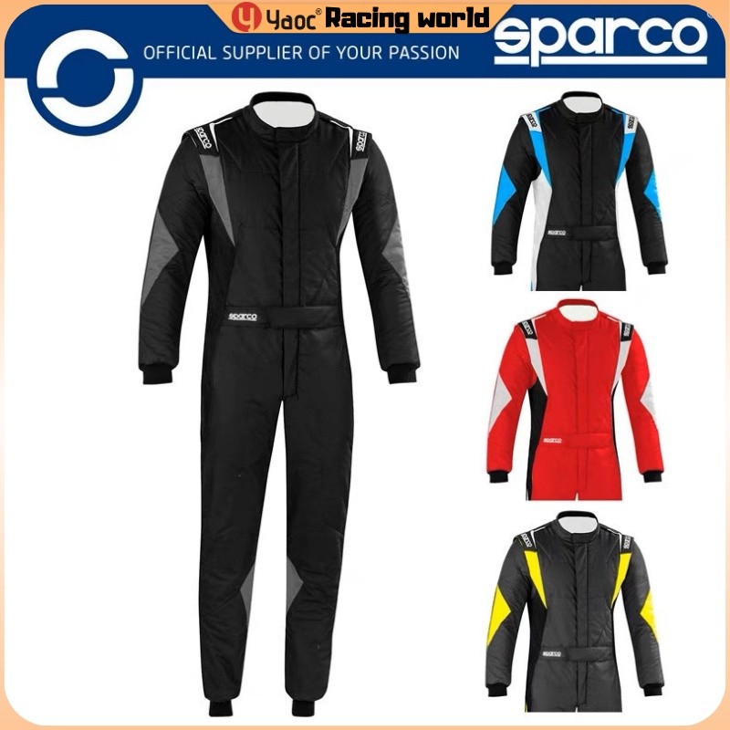 ในสต็อก เหยาค®รถดึง jumpsuit sprco racing jumpsuit รถ kart ชุดรถ cross-country jumpsuit F1 การแข่งขั