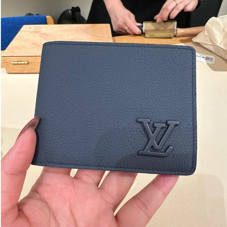 ♞,♘,♙Louis Vuitton/Men/กระเป๋าสตางค์ใบสั้น/ของแท้ 100%
