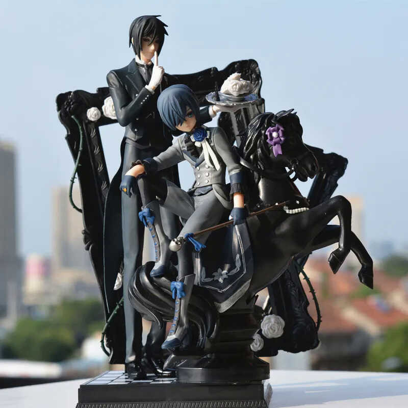 ARTFX Anime Black Butler Book Of Circus Serviciel Sebastian Michaelis PVC Action Figure ของเล