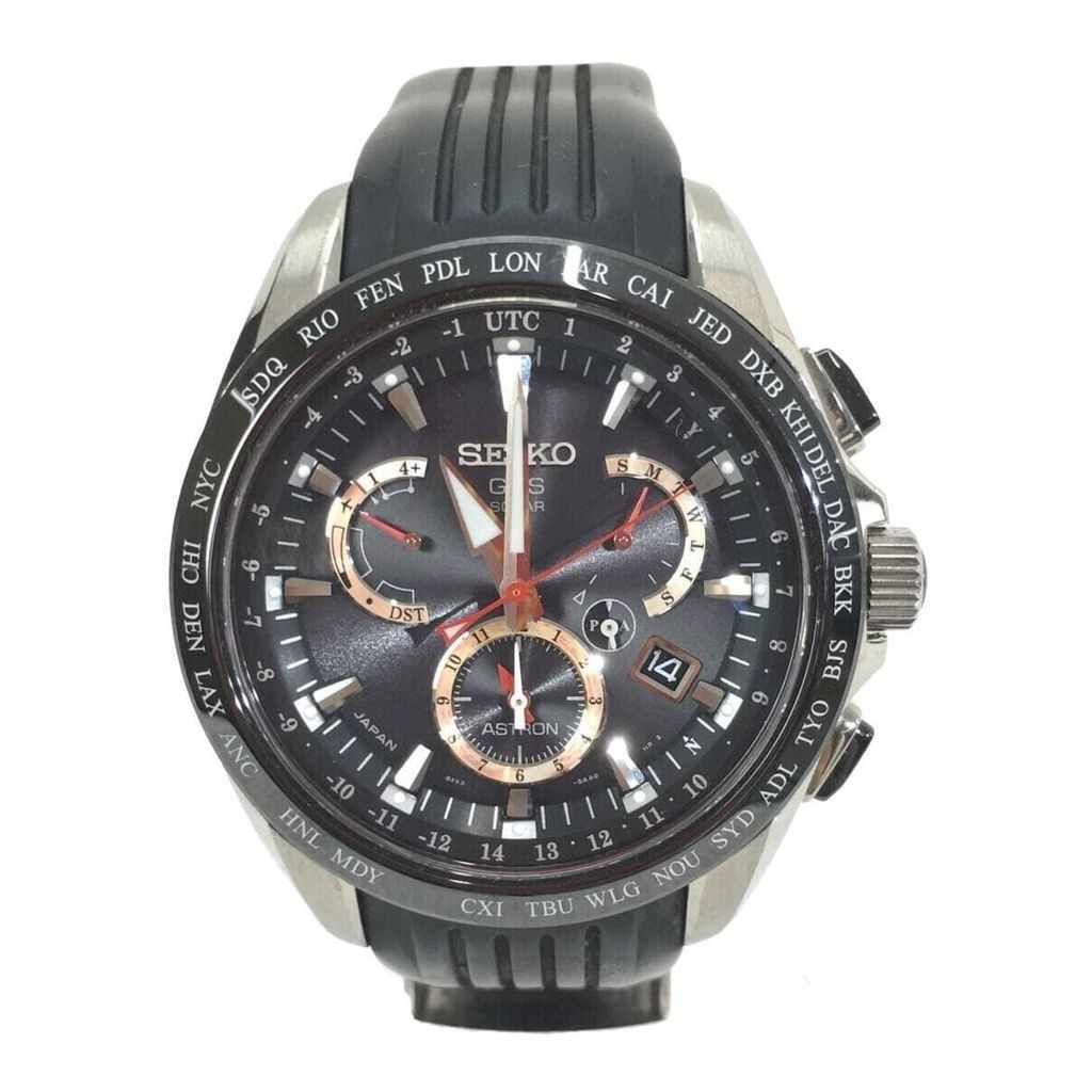 Seiko(ไซโก) Wrist Watch Astron 8X53-0AB0-2 Chronograph Direct from Japan Secondhand