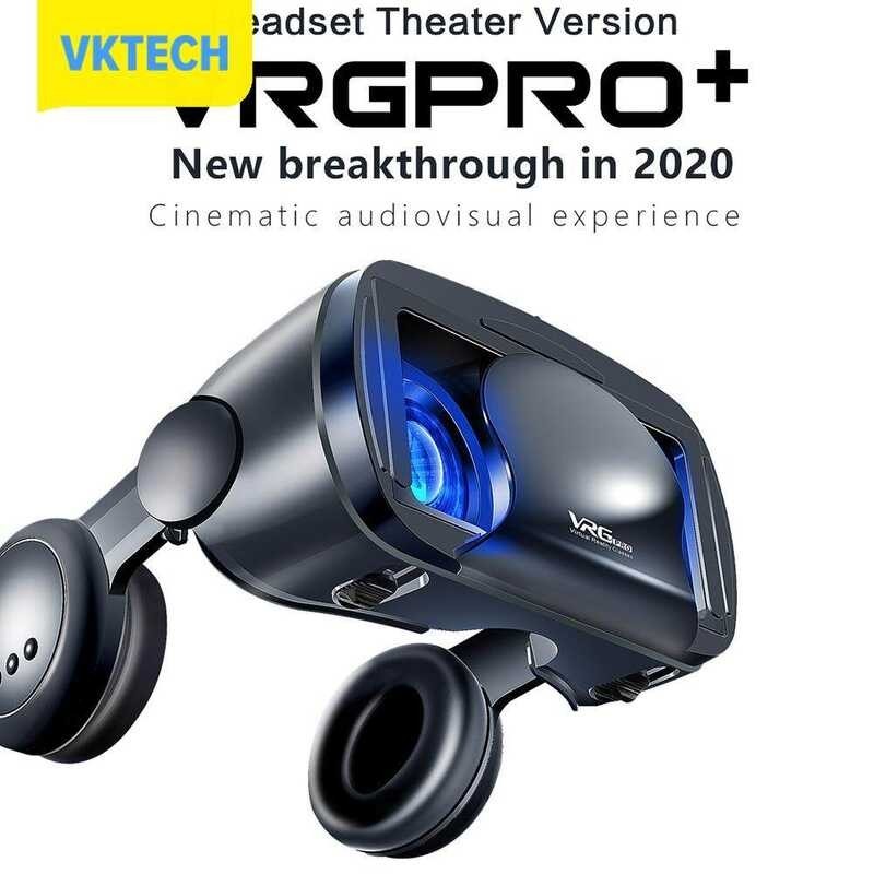 Pro+ [Vktech] VRG 3D Video Game VR Headset Smart Virtual Reality Glasses for Phone