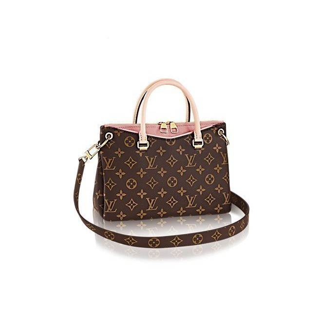 2 ของแท้ LV_Pallas bb M44034 กระเป๋าสะพายไหล่ สีชมพู M42242 M8SE