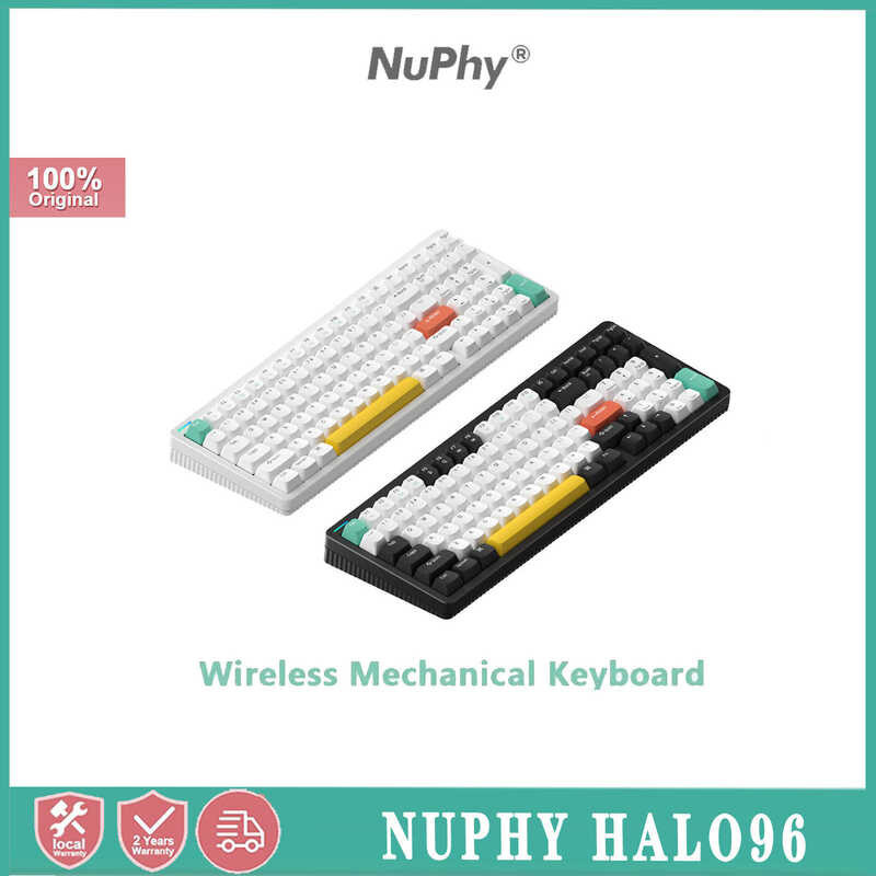 Bluetooth NuPhy Halo96 5 Wireless Multi Devices Mechanical Keyboard for ipad/Win/