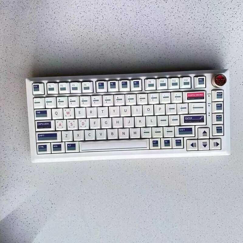 Keycap 【Keycap Only】Memo 138 Keys Profile PBT Sublimation 6.25U 7U Spacebar For Cherry MX Switch