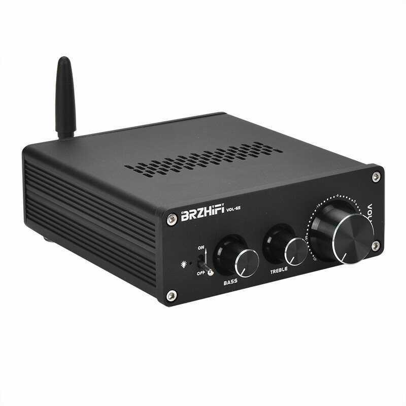 6J5 Vae Tube Amplifier Preamp Preamplifier Bluetooth 5.0 Wireless Stereo Audio Headphone Treble Bas 