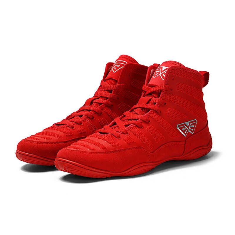 2 2 39-45 New Breathable Flighting Wrestling Trainers Sneakers Men Boxing Shoes Plus Size