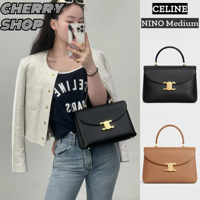 เซลีน Celine NINO Medium Handbagกระเป๋าถือ ของผู้หญิง