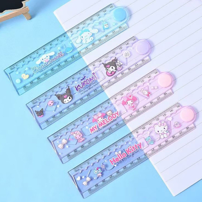 SANRIO ไม้บรรทัดพับ ซานริโอ การ์ตูน 1 ชิ้น