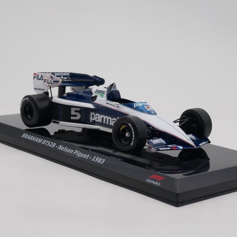 Ixo 1: 24 BRABHAM BT52B Nelson Piquet 1983 Braham Fleet F1 รถแข่งออกจากรุ่นพิมพ์