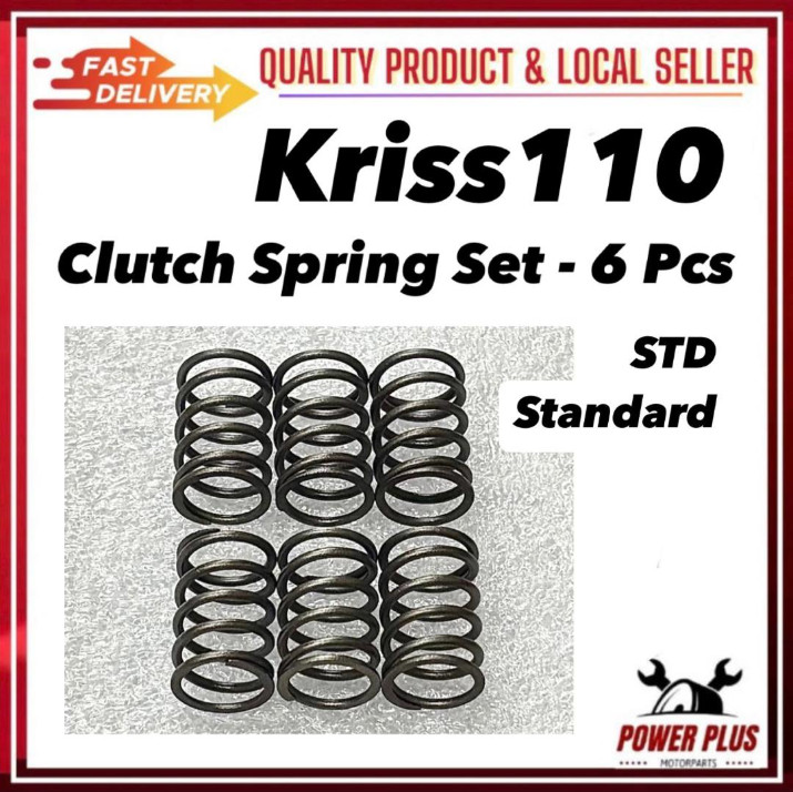 ( 6 ชิ้น/เซ็ต) Modenas Kris1 Kris110 Kris 1 Kris 110 Kris-1 Kris-110 ชุดสปริงคลัทช์ STD มาตรฐาน 6 ชิ