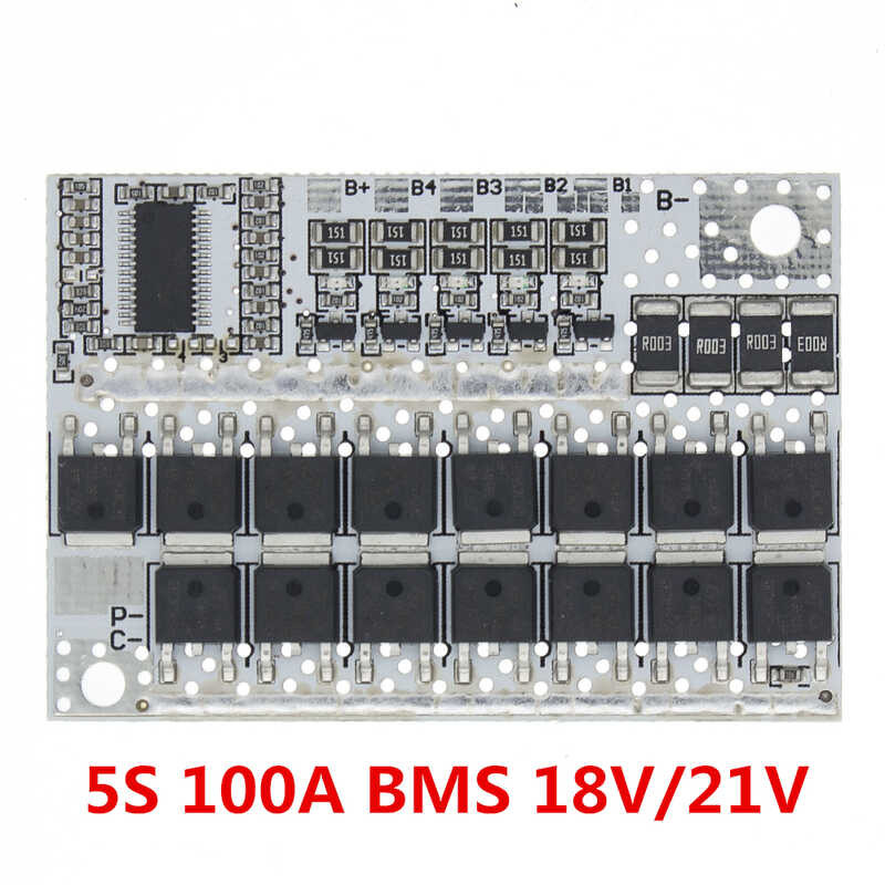 100A 5S BMS Lmo/Lifepo4 Life แบตเตอรี่ Circuit Board Balance วงจรรวม