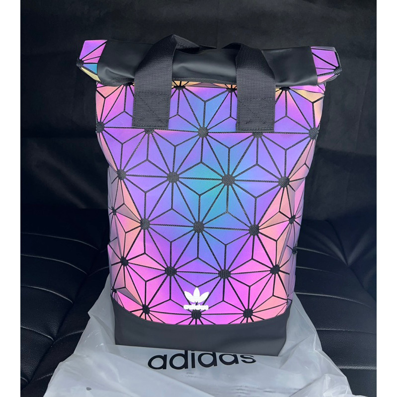 Adidas ISSEY MIYAKE ROLLTOP BACKPACK/ADIDAS BAGPACK/ADIDAS กระเป๋าเป้สะท้อนแสง