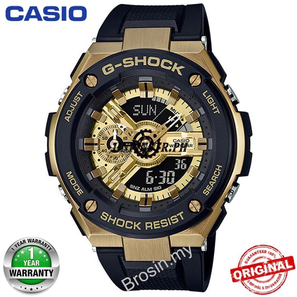 【ขายดี ใหม่ แท้ นาฬิกาข้อมือควอตซ์ Casio G-Shock GA400 GST-400G-1A9 KN117 สําหรับผู้ชาย