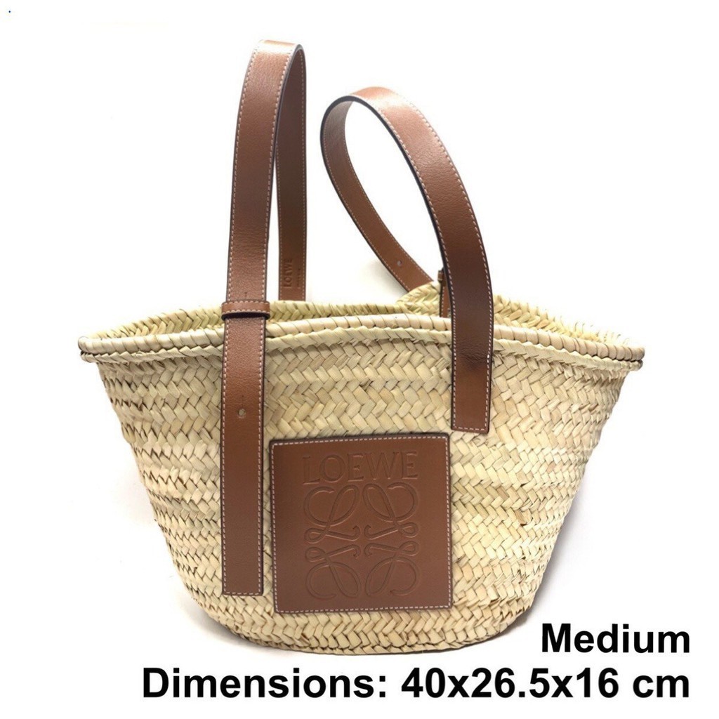 ♞,♘Loewe Medium Basket Bag ของแท้ 100% [ส่งฟรี]