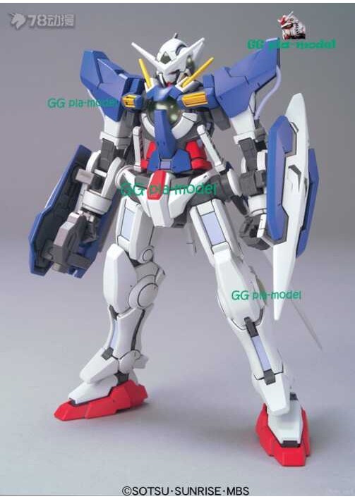GG Gaogao (ไม่ Bandai)Hg 00-01 Gn-001 EXIA หุ่นประกอบฟรี