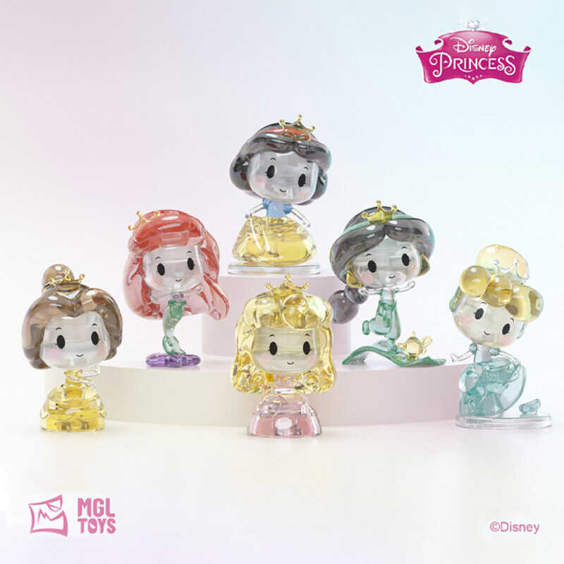 บล็อกตัวต่อคริสตัลเจ้าหญิงดิสนีย์แท้ MGL Tide Play สร้างด