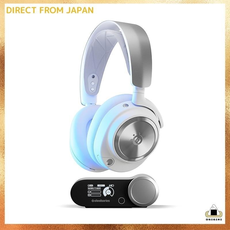 SteelSeries Gaming Headset Headphone Arctis Nova Pro Wireless PS White Lightweight Wireless for PS