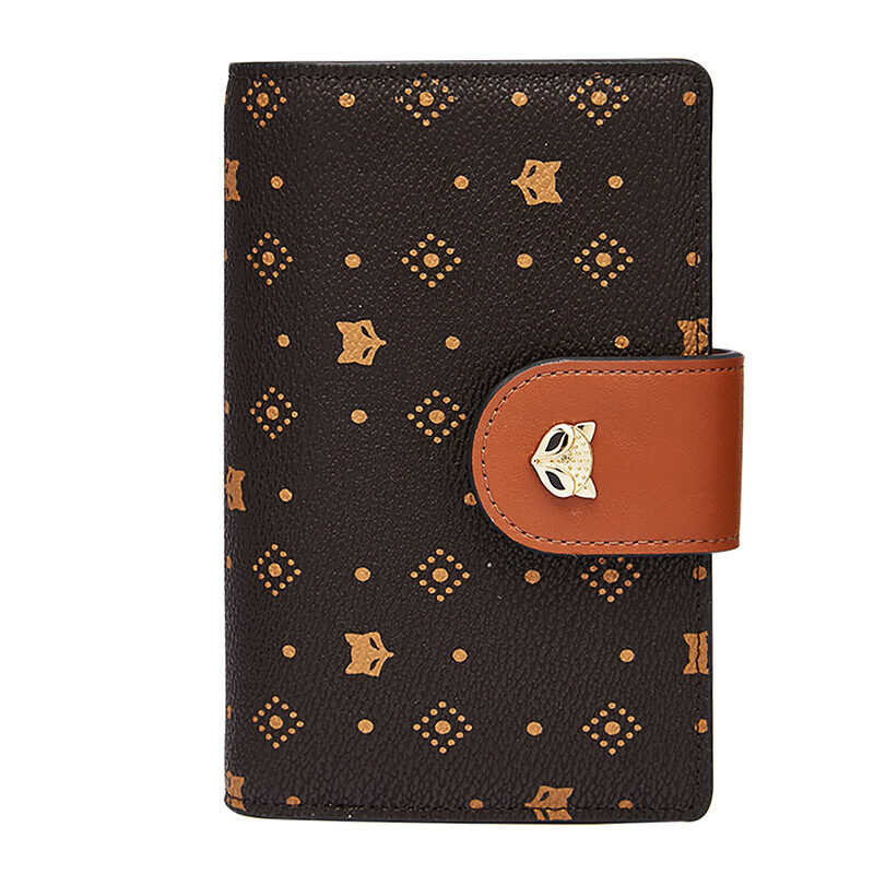 Women PVC FOXER Signature Purse Eming Female Short Wallet Ladies Card Holder Fashion Coin Bag