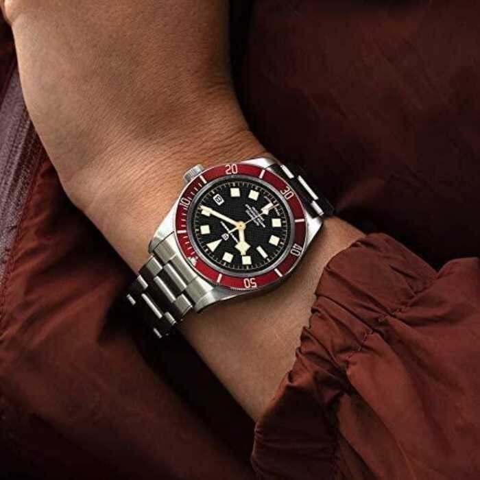 DESIGN BB58 PAGANI Retro Mechanical For Men Brand Automatic Wrist Watch Waterproof NH35 Reloj Hombr
