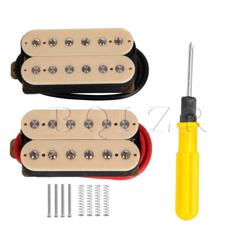 พร้อมชุดสปริงไขควง กีต้าร์ไฟฟ้าคอบริดจ์ปิ๊กอัพ7.2K 15K