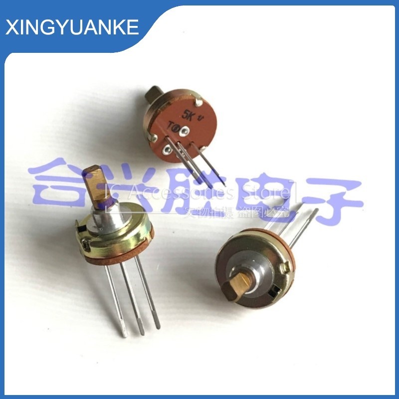 2 ชิ้น/ล็อต 13 ประเภท Potentiometer 5K เครื่องบินของเล่นเกมเครื่องรุ่น Potentiometer 220 องศาหมุนความยาวเท้า 15 มม. 10 มม.