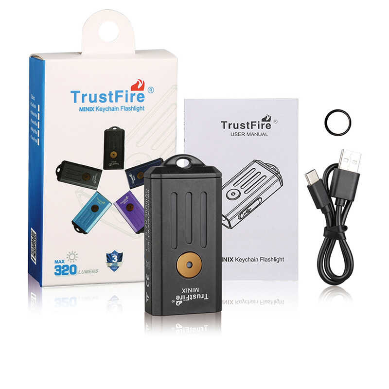 Graceful EDC UV Trustfire Minix 320 Uvred MINI Kechain ไฟฉาย LED