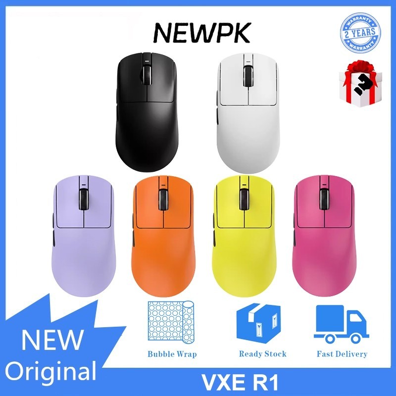 Vxe dragonfly R1 PAW3395 เมาส์ไร้สาย