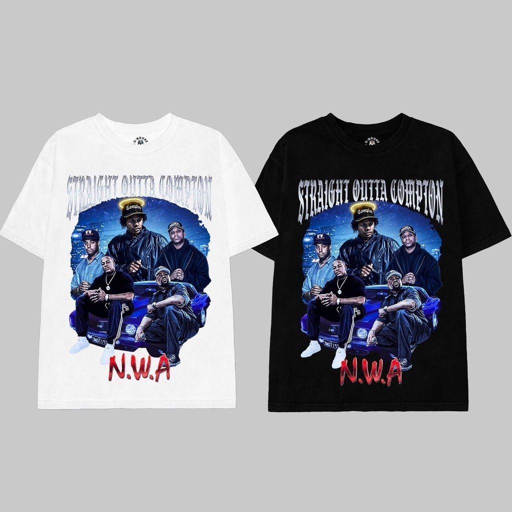 Rapper NWA เสื้อยืด Oversize Style street men/women เสื้อยืดหลวม