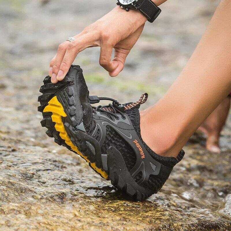 ❤ JZZL Sneakers Outdoor Sneakers Andwading Hiking Shoes Creek Shoes，Responsive Cushioning Lig