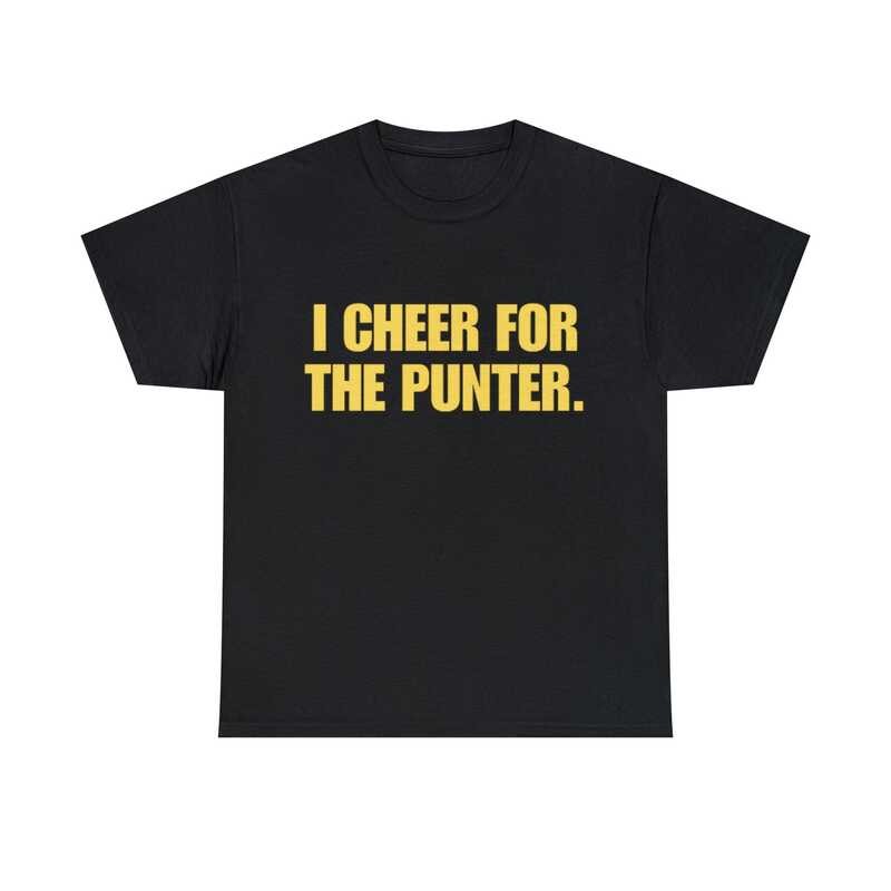 เสื้อยืด I Cheer For The Punter Funny Meme