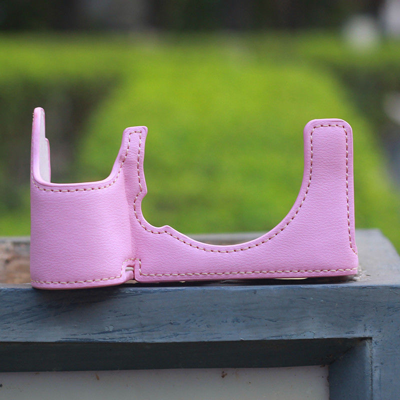 เหมาะสําหรับ Sony ZVE10 A7C ZV1m2 F เคสหนัง A7M4R4 กระเป๋ากล้อง A7R2A510A6400 ฐาน S3