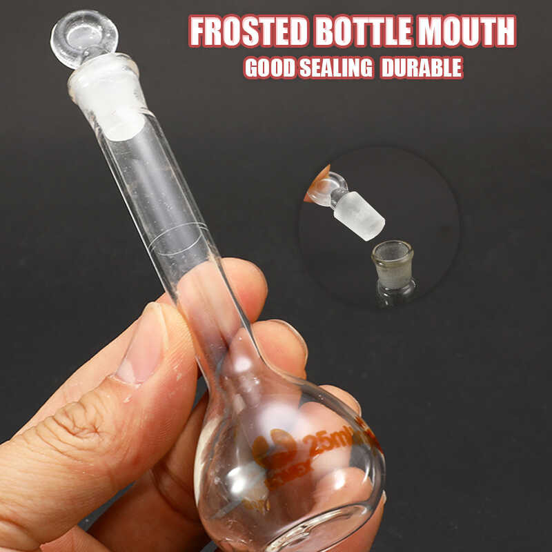 Test 5Ml-100Ml Laboratory Supply Stopper Transparent Glass Volumetric Flask Glassware With Lab Chemistry Distilled Kit