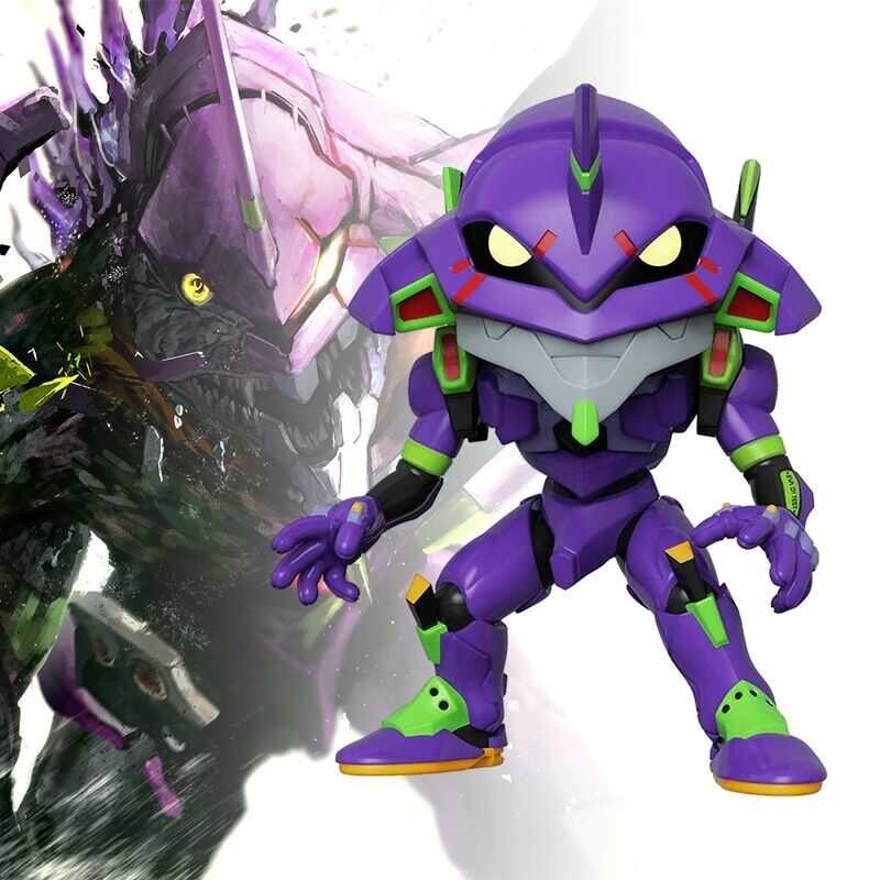 Fastshipment NEON GENESIS EVANGELION Figure Evangelion-01 Manga Anime Action Figurine Chibi Mech Mo