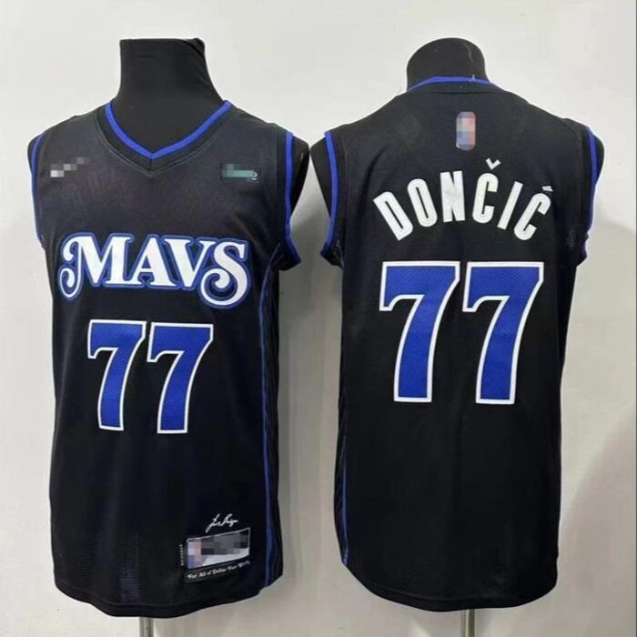 Dallas Mavericks 77 Luka Doncic Jersey.ปักคุณภาพสูง