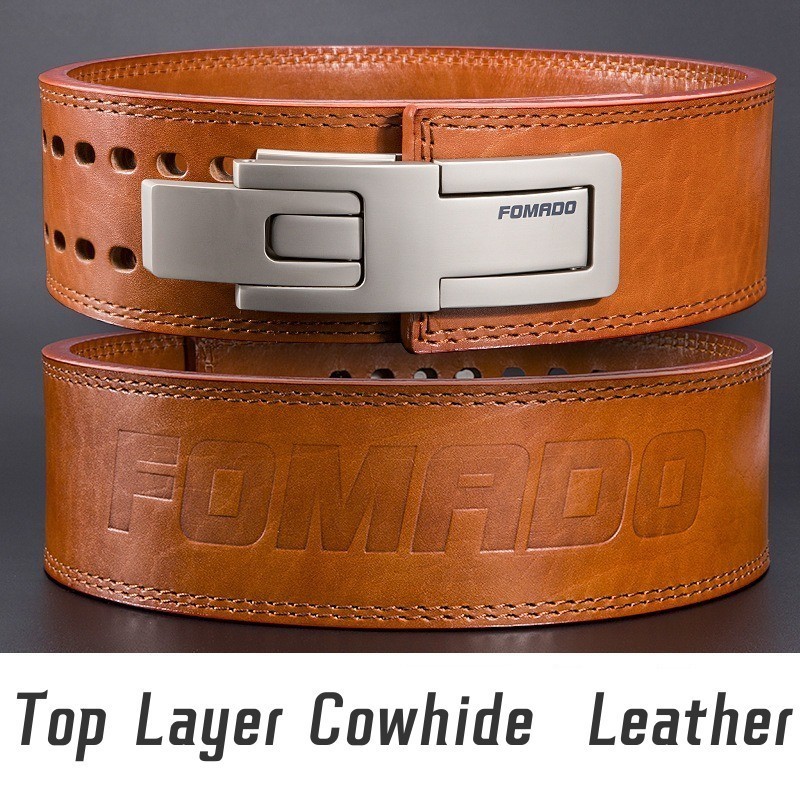 Ready Stock SBD-Level Professional Powerlifting Lever Belt Weightlifting Belt with Metal Lever Buck