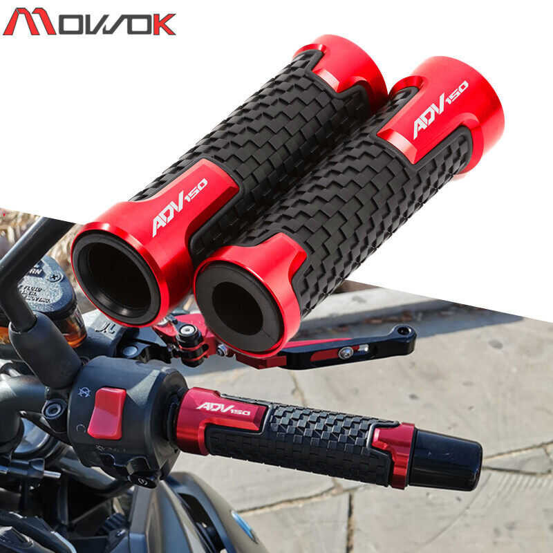 For Honda Adv150 ADV 150 Adv-150 2019 2020 2021 7/8'' 22Mm Motorcycle Accessories CNC Rubber Gel Ha 