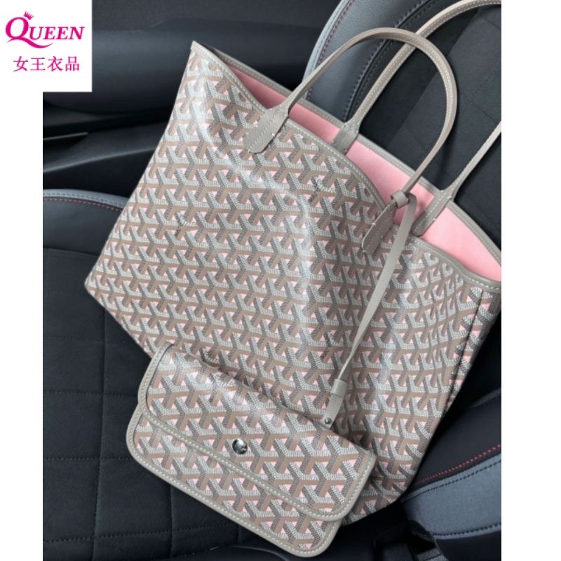 Goyard 170th Anniversary Limited Genuine Leather tote Bag Dog Teeth One-Shoulder Portable tote Chil