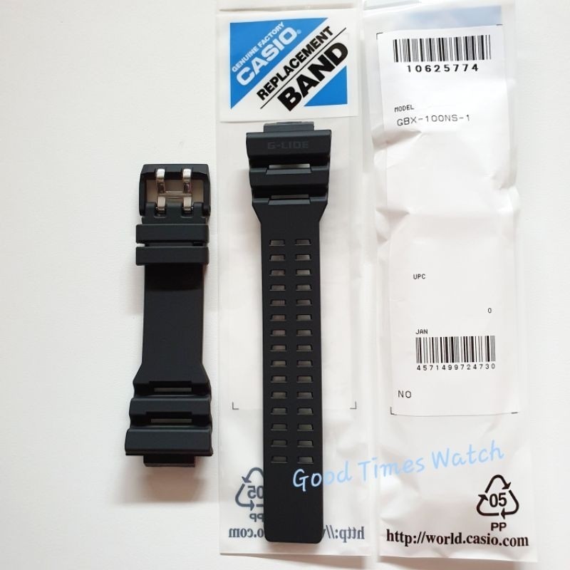 G-shock GBX-100NS-1 GBX 100NS GBX 100 สายคาสิโอ ของแท้