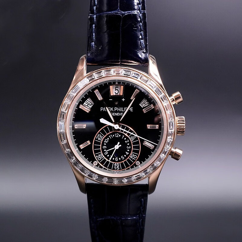 [BD ] Patek 'Watch Complex Function Timepiece Series 5960R ฝังด ้ านหลังสแควร ์ เพชรอัพเกรด 5961R R