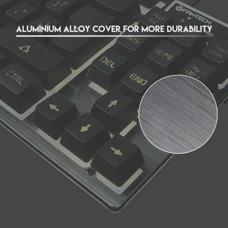 [HOT ❀ HDHLCNMN 118] Fantech K613 87-Keys K613L 104-Keys Professional USB Game Backlit Gaming Wired 