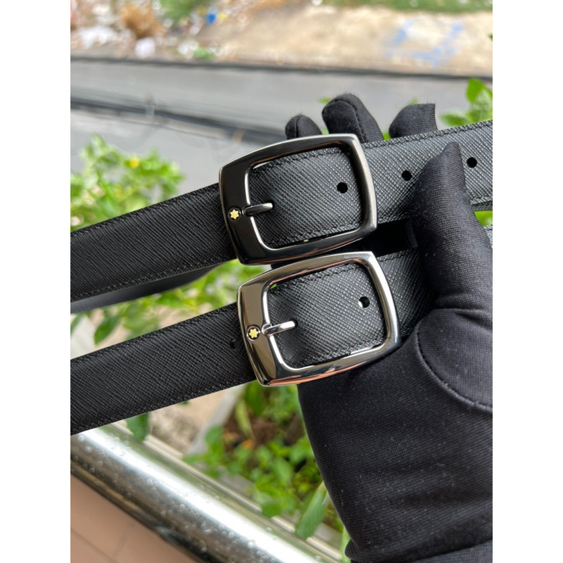 Mb 05 เข ็ มขัดหนังแท ้ fullbox