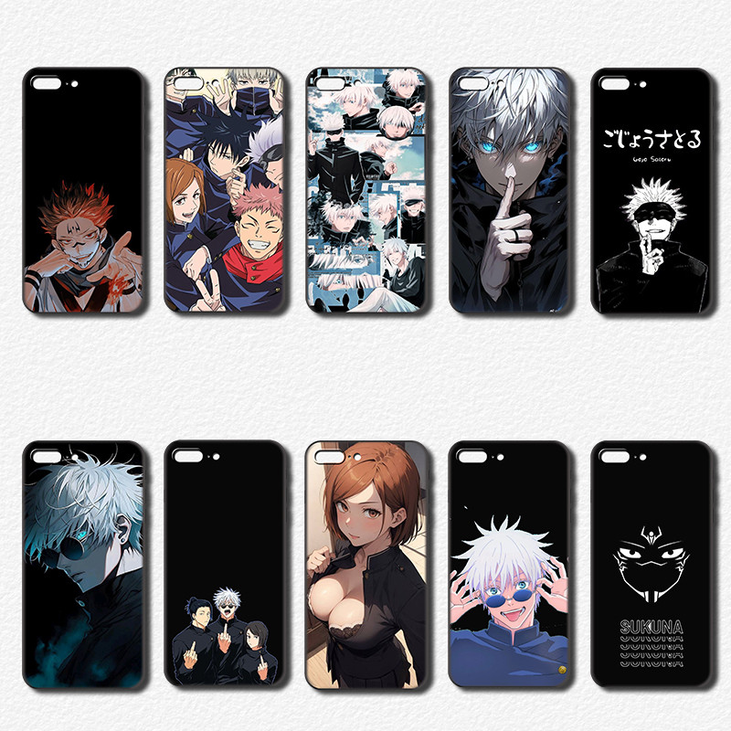 เคสโทรศัพท์สีดํานุ่มสําหรับrealme Narzo 20 Pro 70X N65 20A GT2 GT Neo 2 3 3T CA2 Jujutsu Kaisenปลอกป