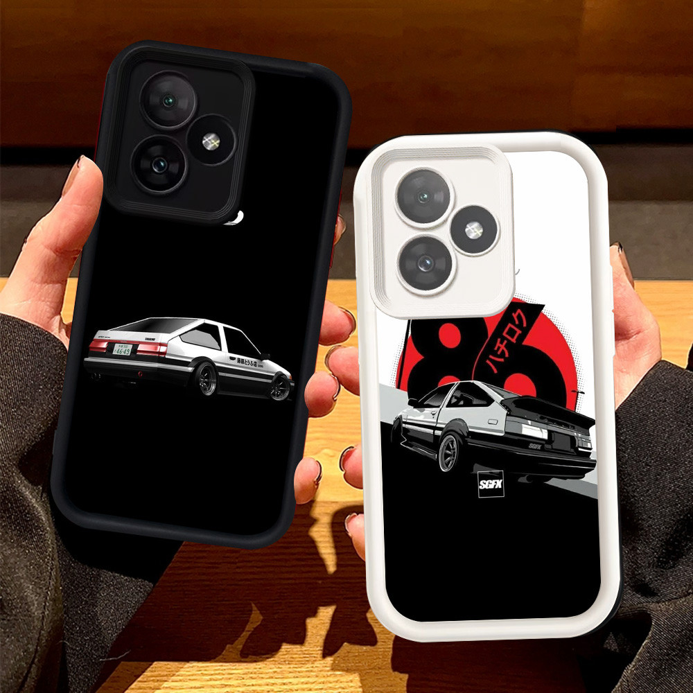 เคสสําหรับ Xiaomi POCO X5 F6 F5 Redmi 13 13X Turbo 3 5G เคสซิลิโคน H-43 INITIAL D AE86