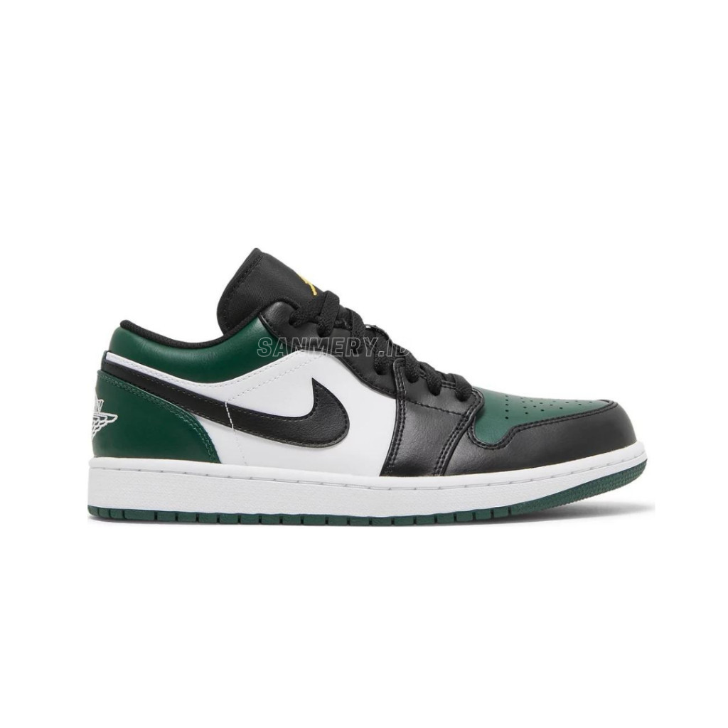 sneakers nike air jordan 1 low green toe authentic