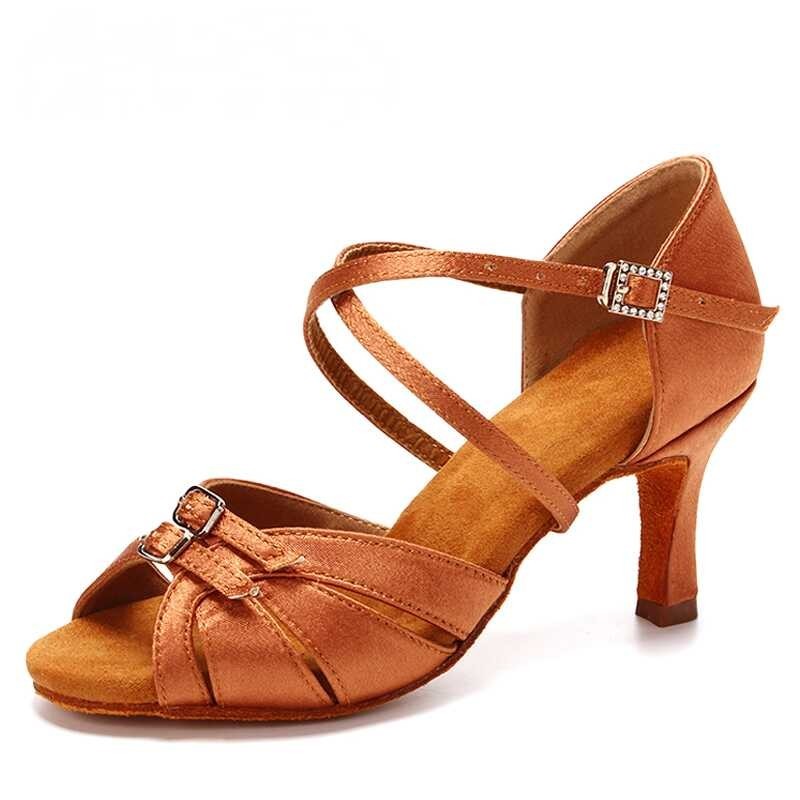 Latin Dance ❤ Shoes Modern Pole Dance Shoes High Heels National Standard Dance Shoes