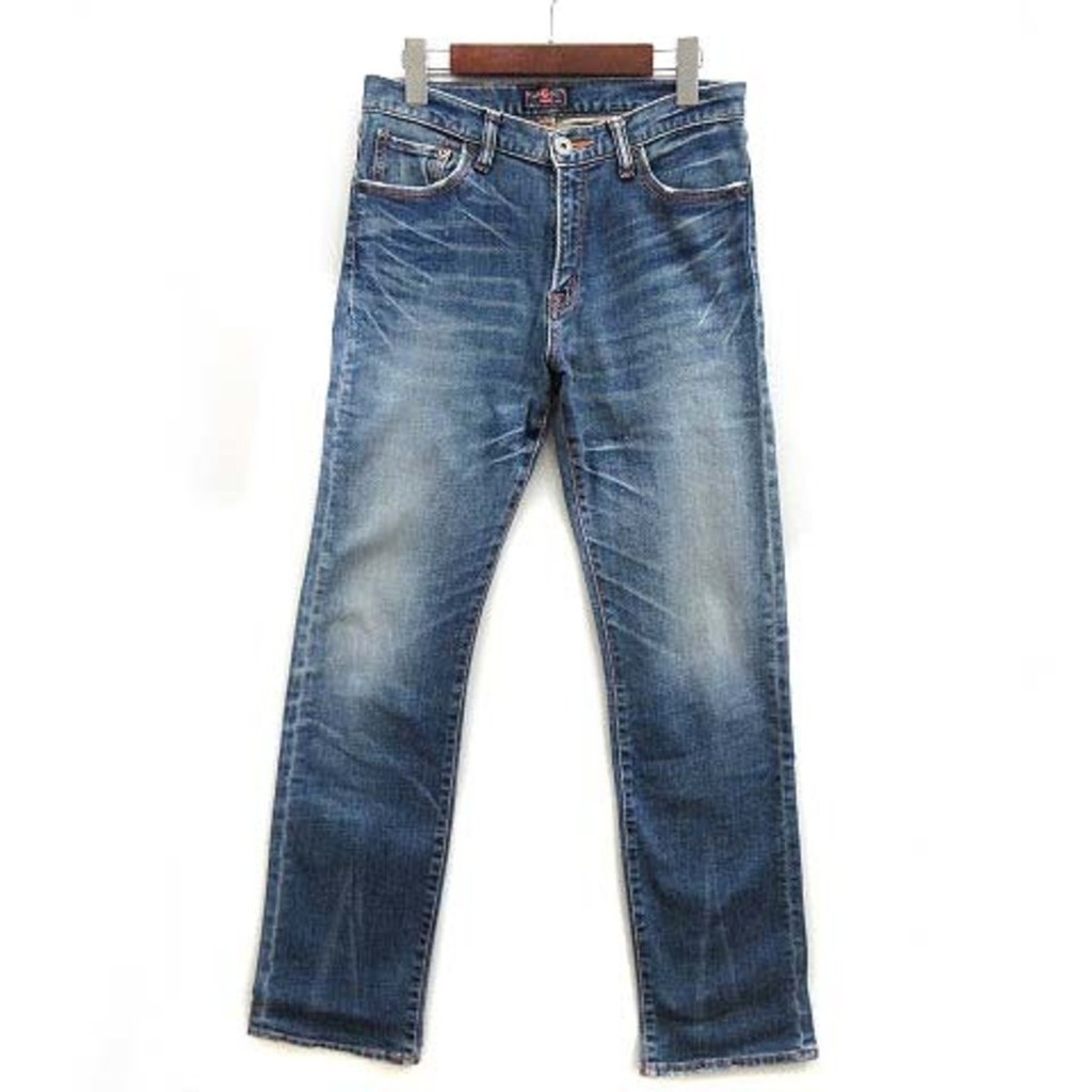 BIG JOHN GLHEART DENIM PANTS JEANS 29 PZX103 Direct from Japan Secondhand