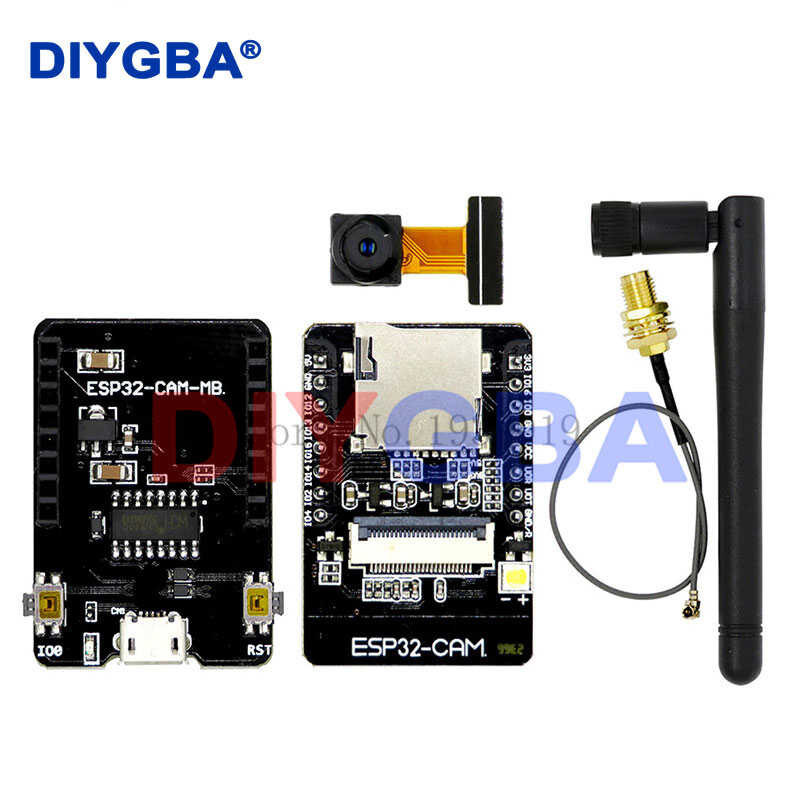 Esp32-Cam-Mb MICRO USB Srial To Wifi Esp32 CAM Board Ch340 Ch340g 5V Blutooth+Ov2640 Camra+2.4G Antnna For Smart