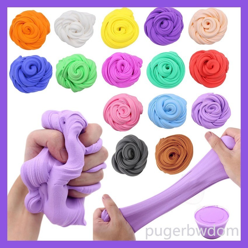 Air Dry Plasticine Fluffy Slime Polymer Clay Supplies Super Light Soft Cotton Charms for Slime Kit